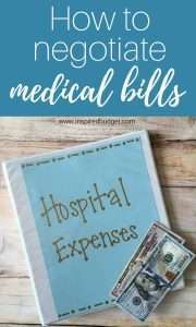 how to negotiate your medical bills for less than you owe by inspredbudget.com