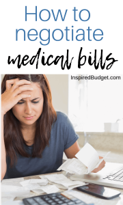 How To Negotiate Medical Bills by InspiredBudget.com