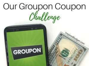 Groupon Coupon Challenge by InspiredBudget.com