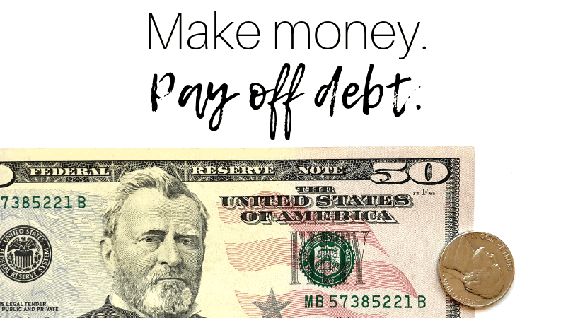 Easy Way To Make Money And Pay Off Debt by InspiredBudget.com
