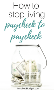 Paycheck to Paycheck by InspiredBudget.com