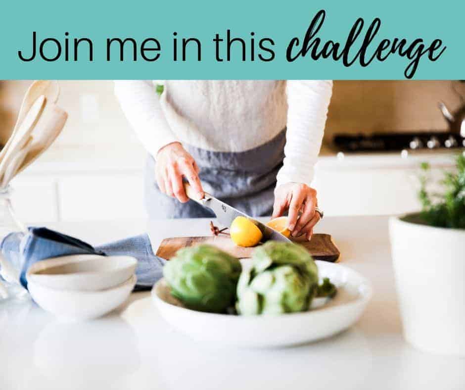 Eat at home challenge by InspiredBudget.com