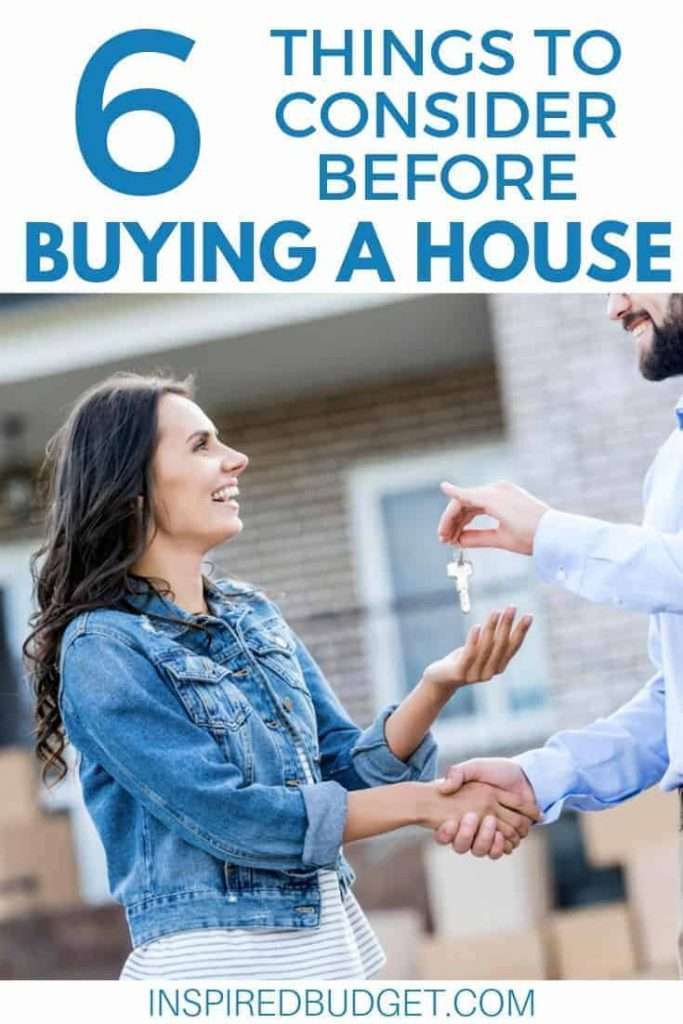 What To Consider Before Buying A Home by InspiredBudget.com