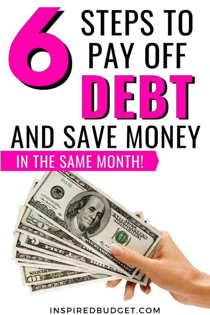 6 Ways To Pay Off Debt And Save Money by InspiredBudget.com