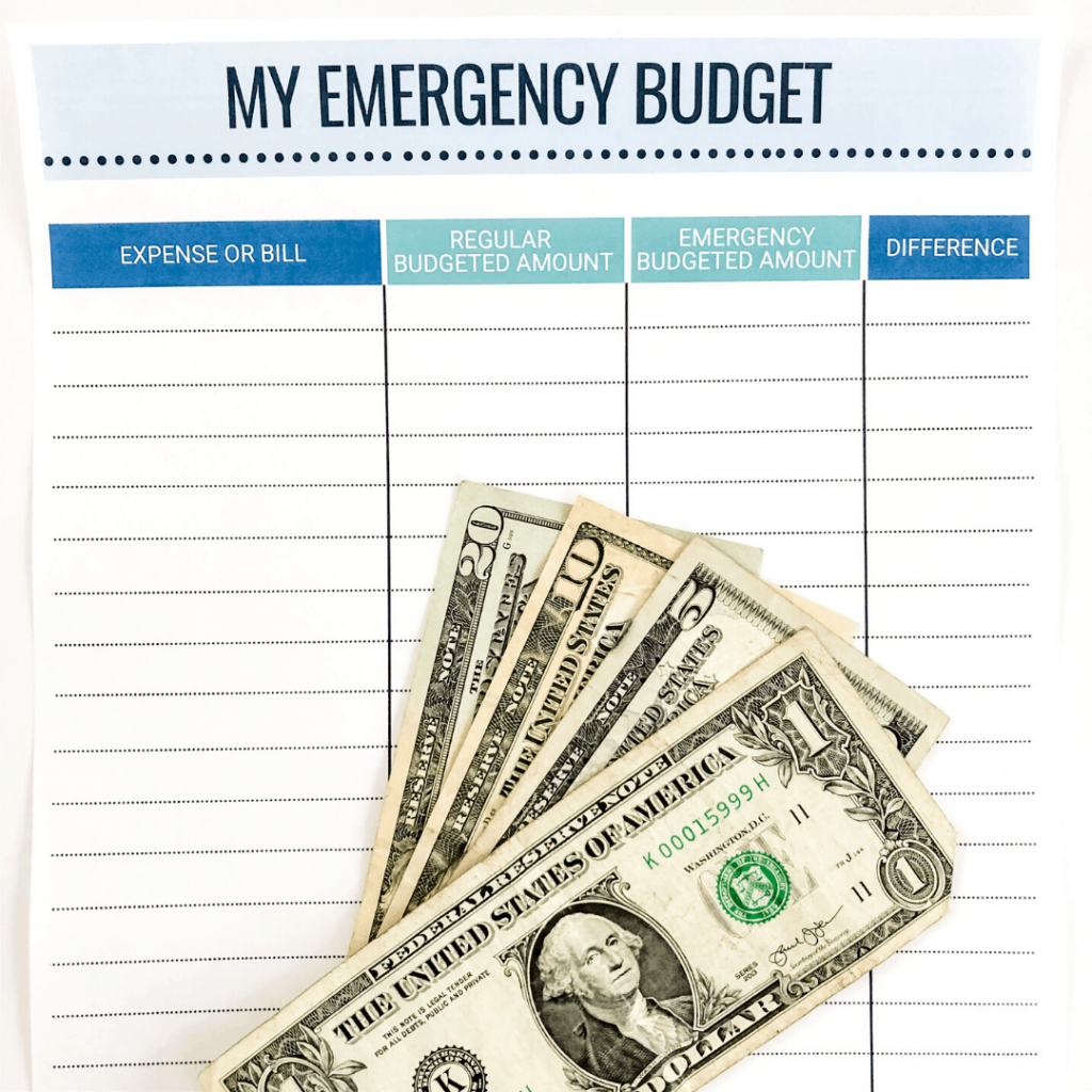 How To Create An Emergency Budget Inspired Budget