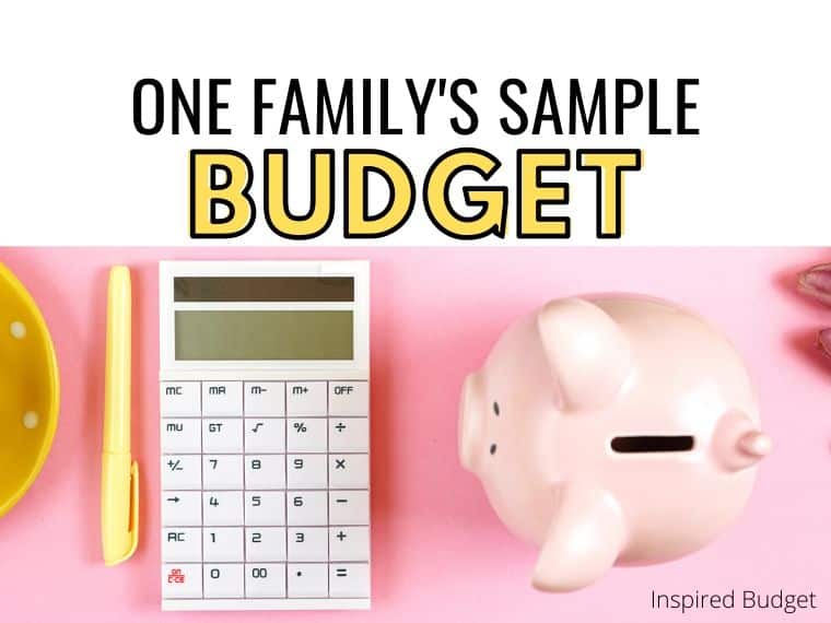 Get a peak into this real family's budget. This sample budget will inspire you to create your own! Perfect for anyone that is new to budgeting or a budget beginner!