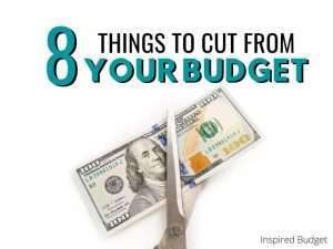 8 Things to cut from your budget to save hundreds