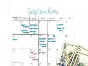 How To Use A Budget Calendar To Keep Your Finances Organized