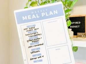 How To Meal Plan For 2 On A Budget by Inspired Budget