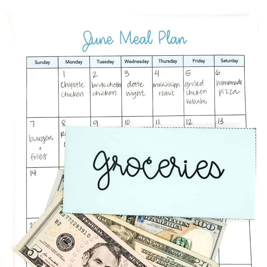 How to meal plan on a budget by Inspired Budget