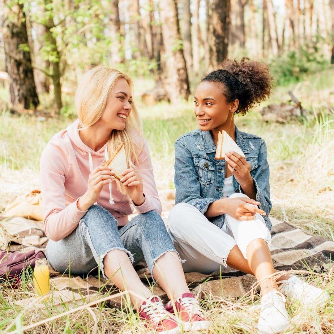 friends having a picnic