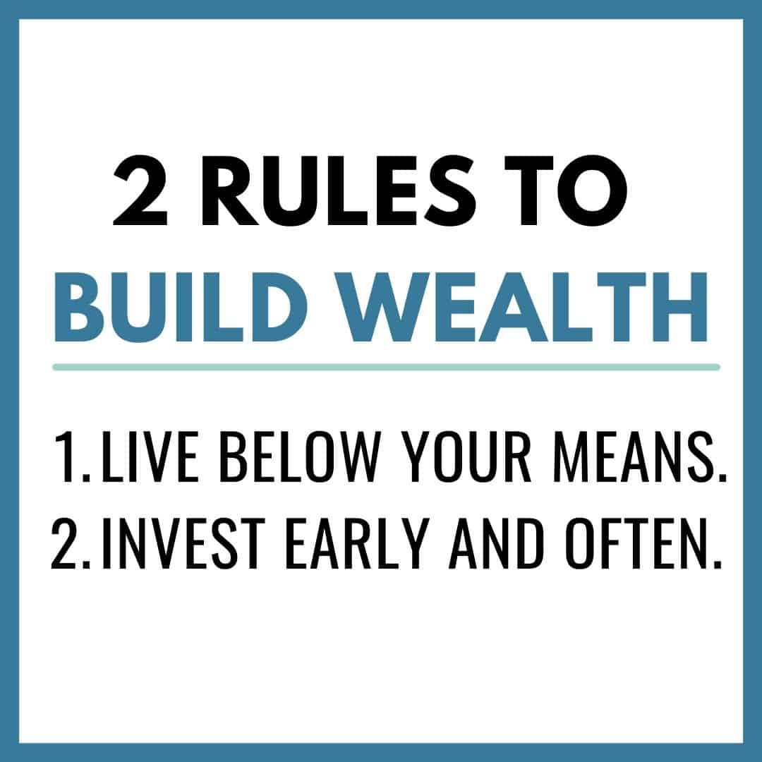 Rules to build wealth