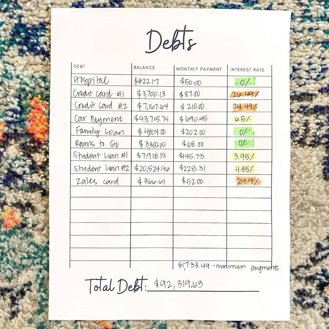 Debt Payoff Tracker