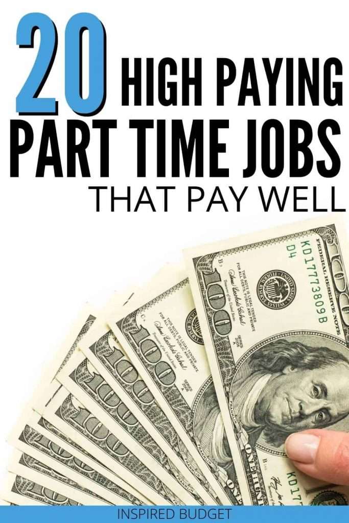 20 High Paying Part Time Jobs That Pay Well
