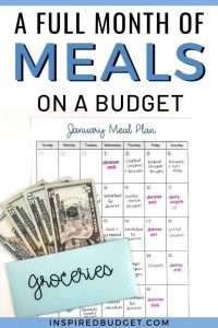 How To Create A Monthly Meal Plan On A Budget