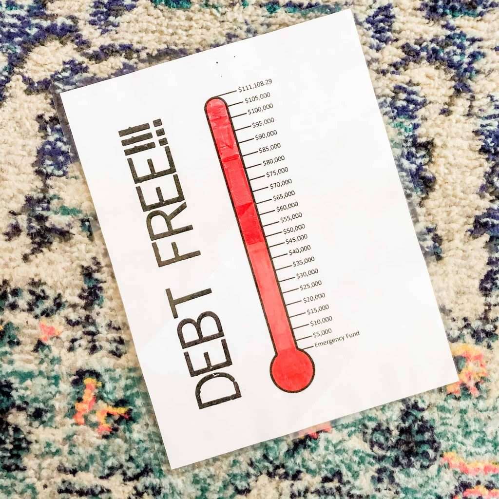debt free thermometer