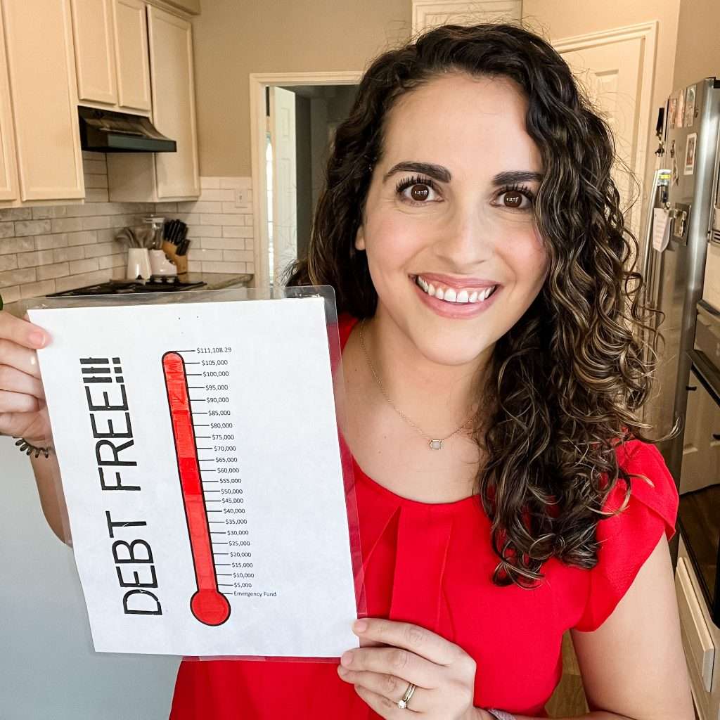 Allison Baggerly Debt Free Thermometer