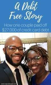 debt free story by inspiredbudget.com