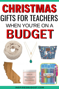 Teacher Gifts Ideas by InspiredBudget.com