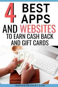 4 Best Apps and Websites To Earn Cash Back by InspiredBudget.com