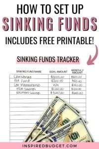 Sinking funds are designed to help you be prepared for any unexpected expenses that come your way. Learn how they help save your sanity!