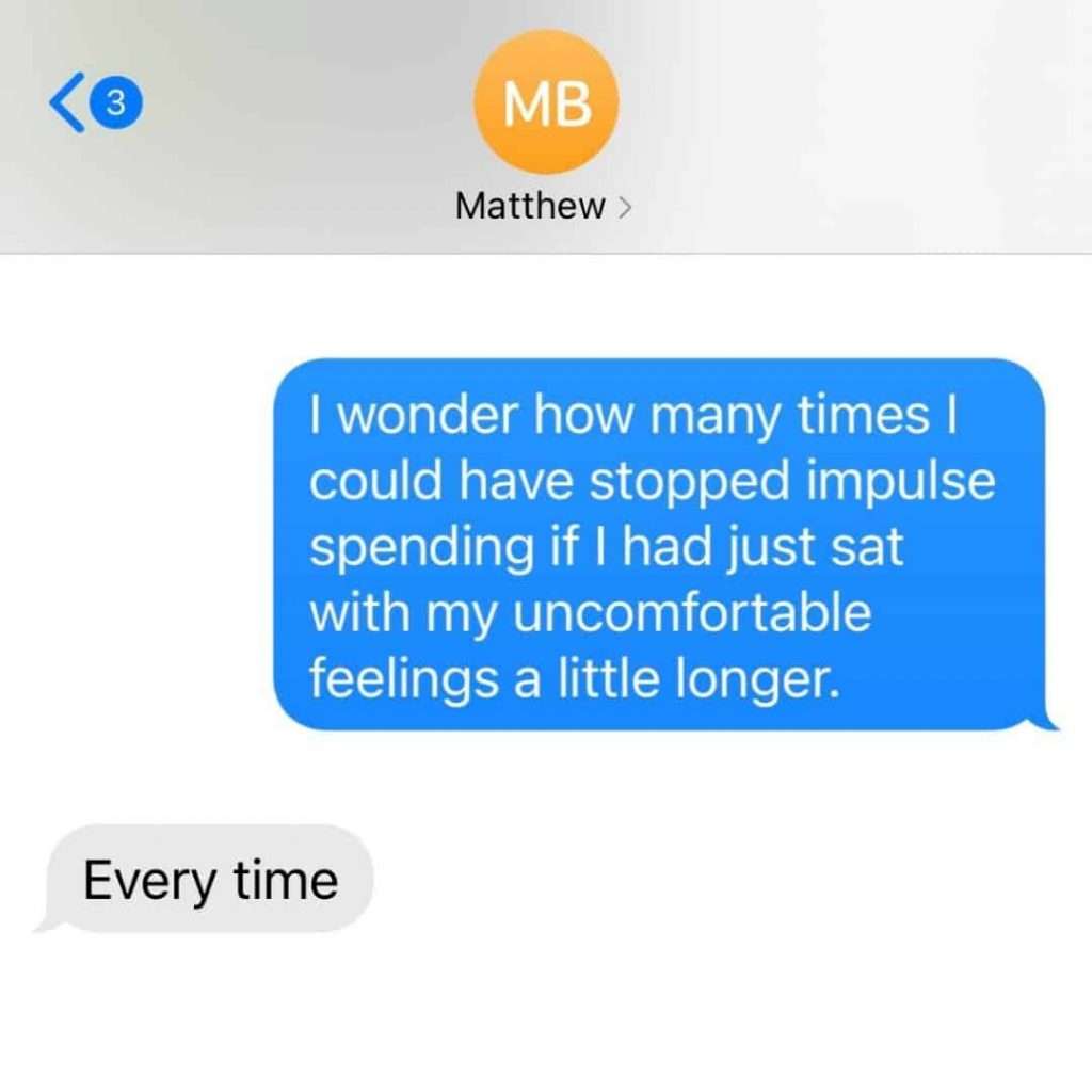 a text message