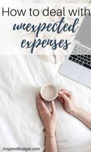 How to deal with unexpected expenses by inspiredbudget.com
