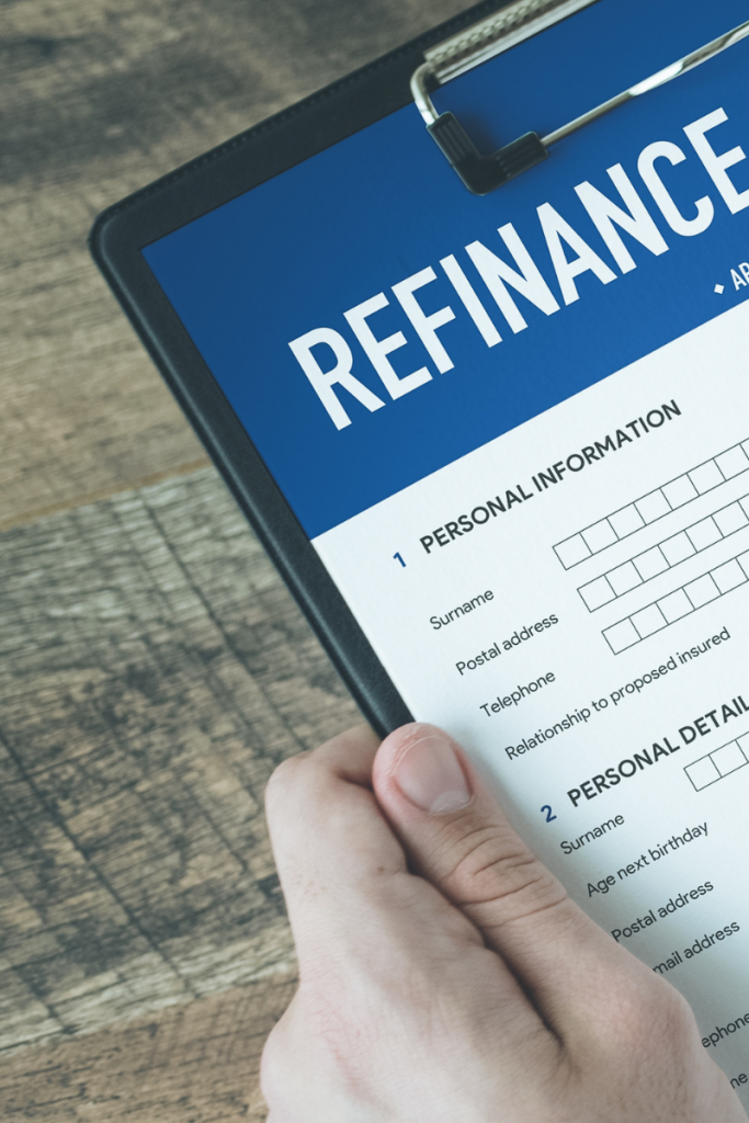 Refinance loan application