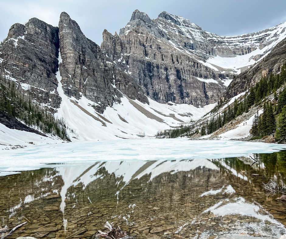 Glacier and mountain