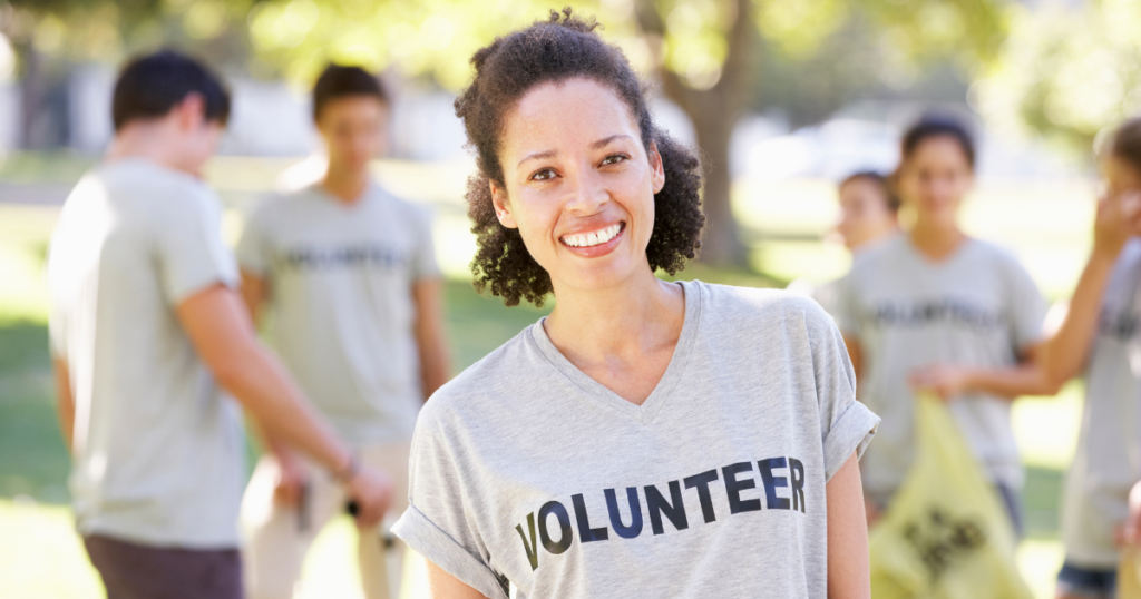 Volunteering with friends